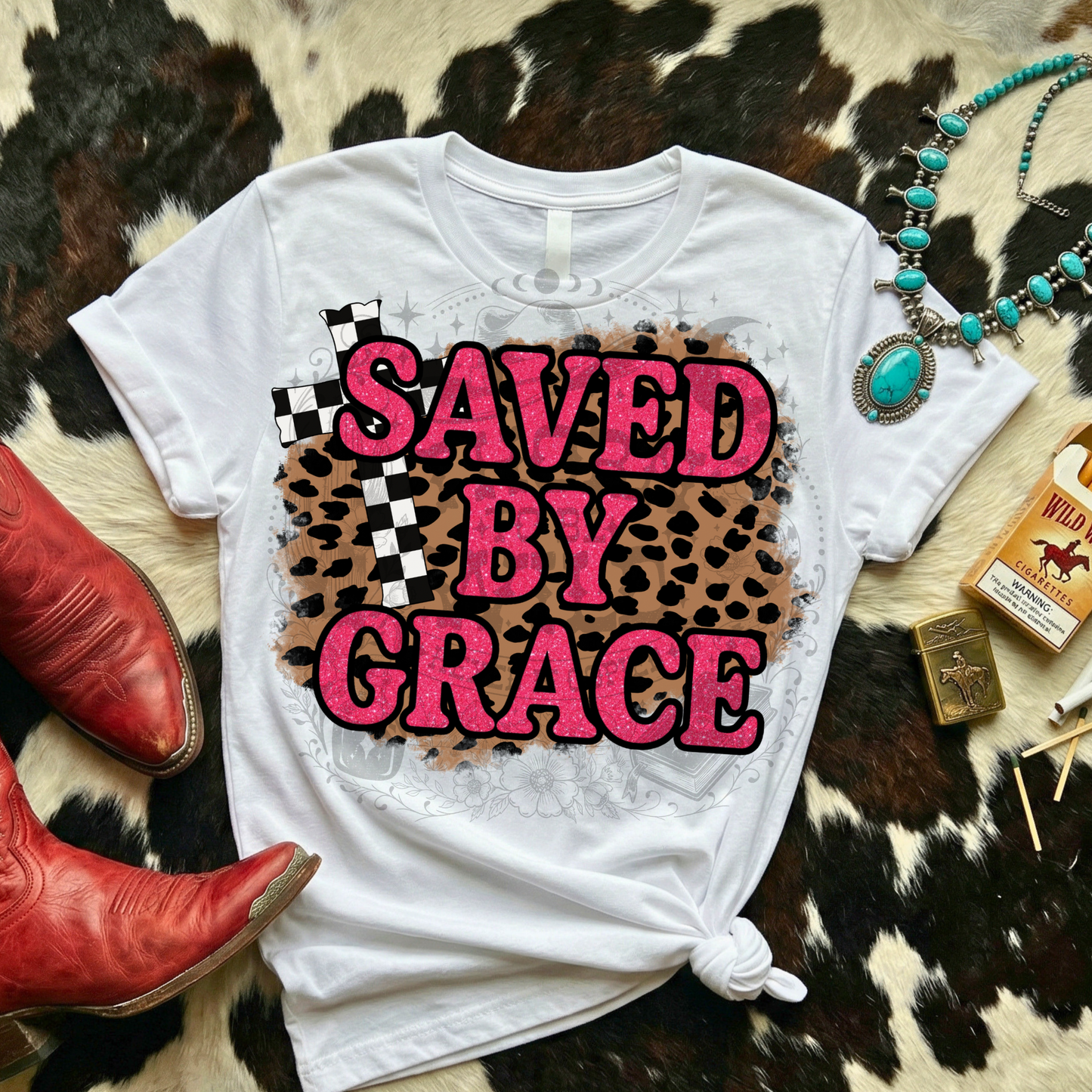 Saved By Grace - DTF Transfer