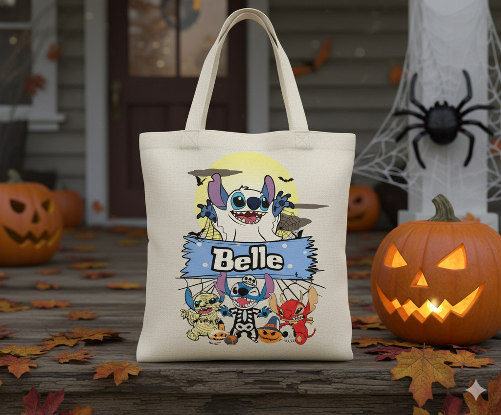 Canvas Trick or Treat Bags – Halloween Collection 🎃🌵