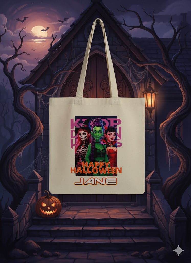 Canvas Trick or Treat Bags – Halloween Collection 🎃🌵