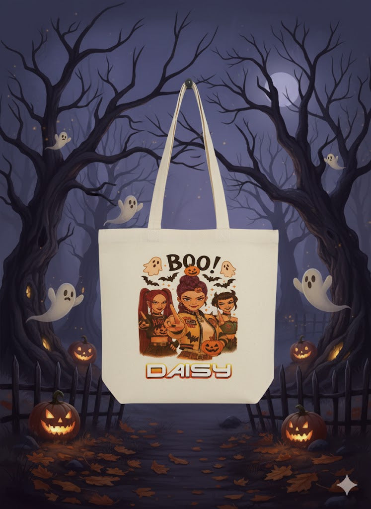 Canvas Trick or Treat Bags – Halloween Collection 🎃🌵