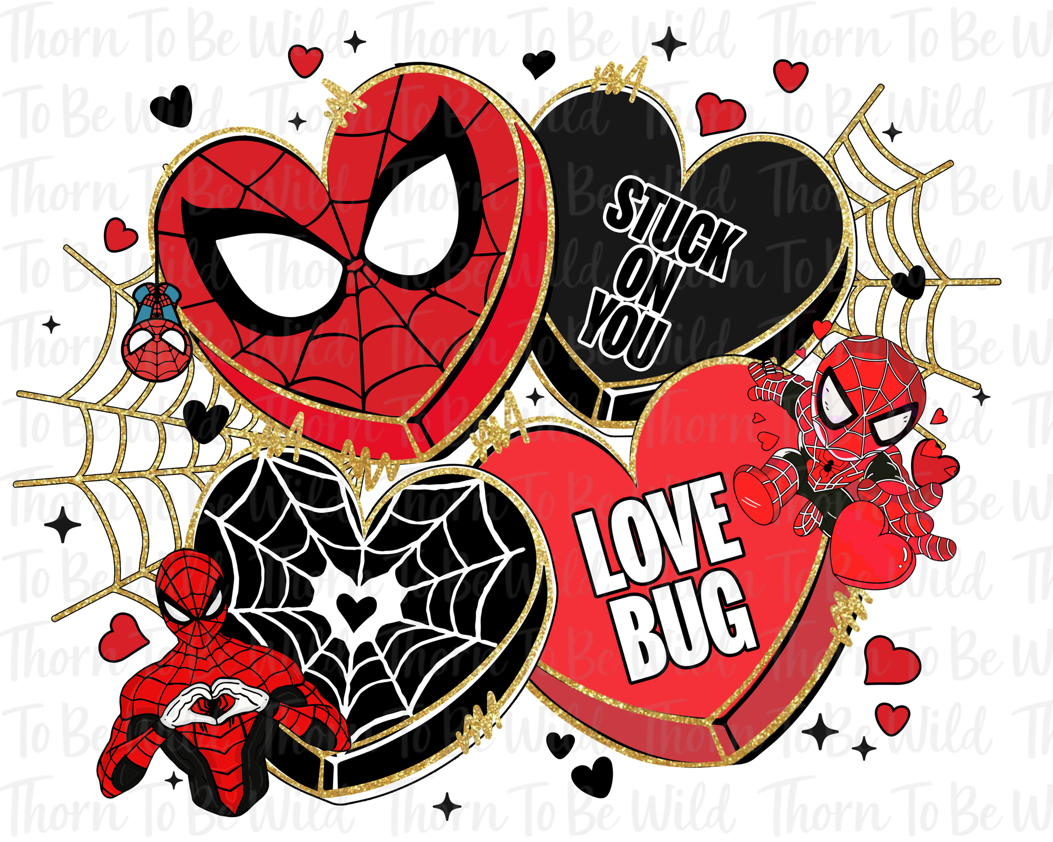 Spider Man Valentine - DTF Transfer