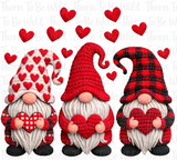 Gnome Valentines Day - DTF Transfer